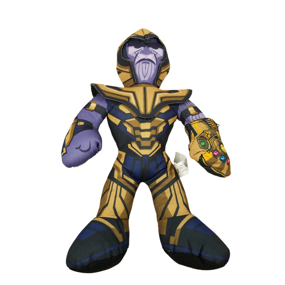 Marvel Spiderman Homecoming Thanos 15" Plush Avengers Stuffed Toy Basic Fun - Picture 1 of 7
